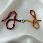 RAKHI - Nazar Evileye Enamel 92.5 Silver Rakhi