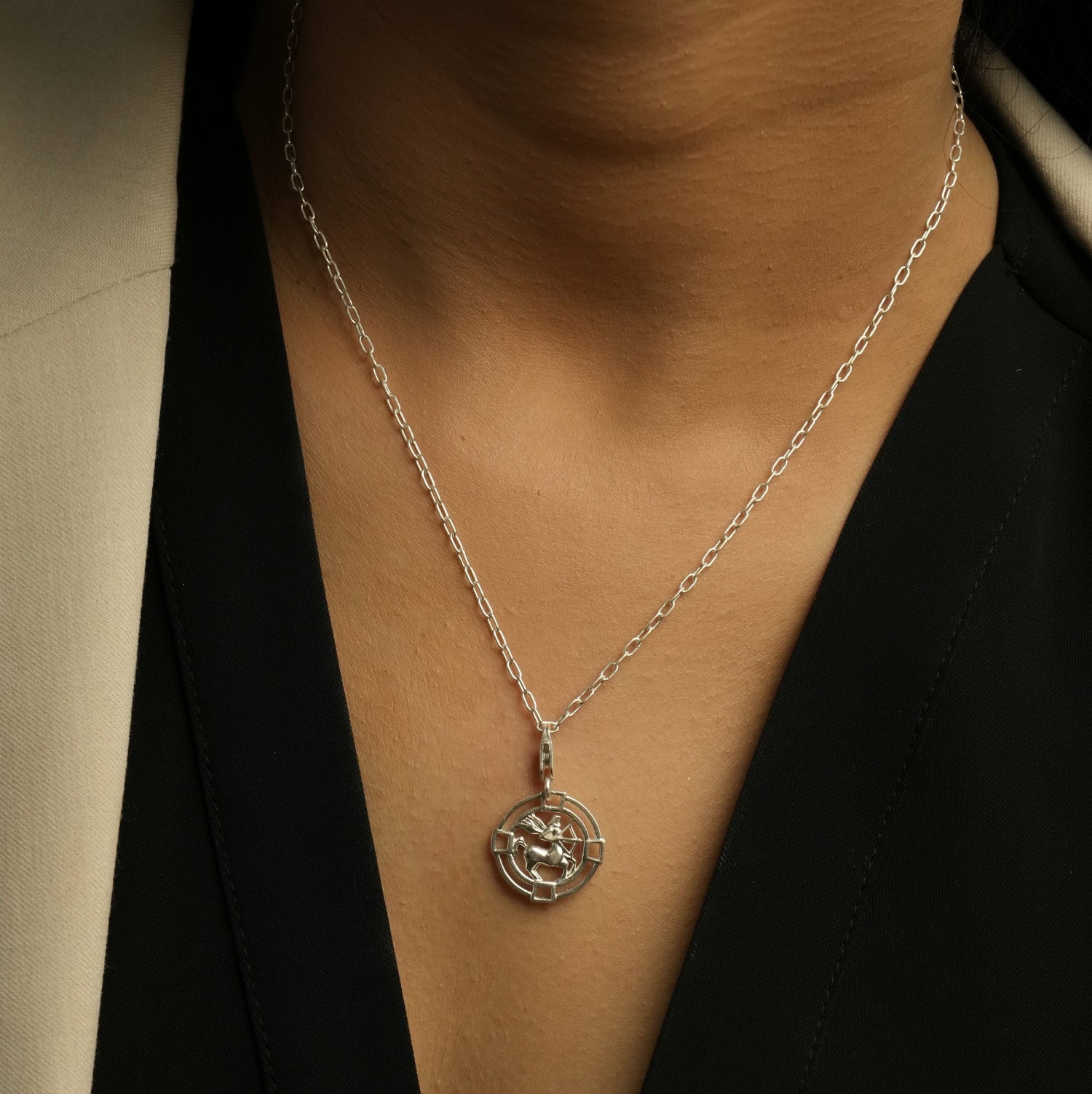 Sagittarius Chain 92.5 Silver Necklace