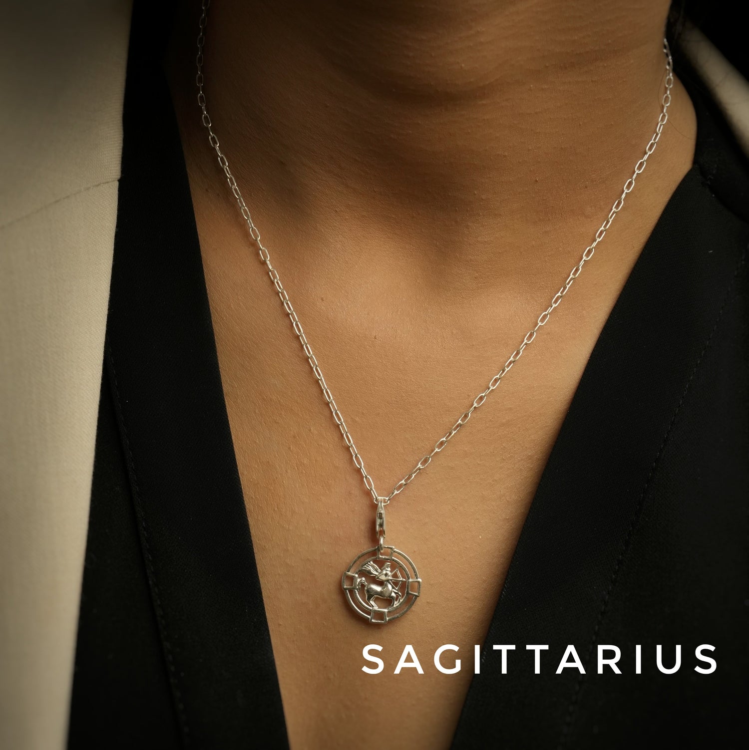 Sagittarius Chain 92.5 Silver Necklace