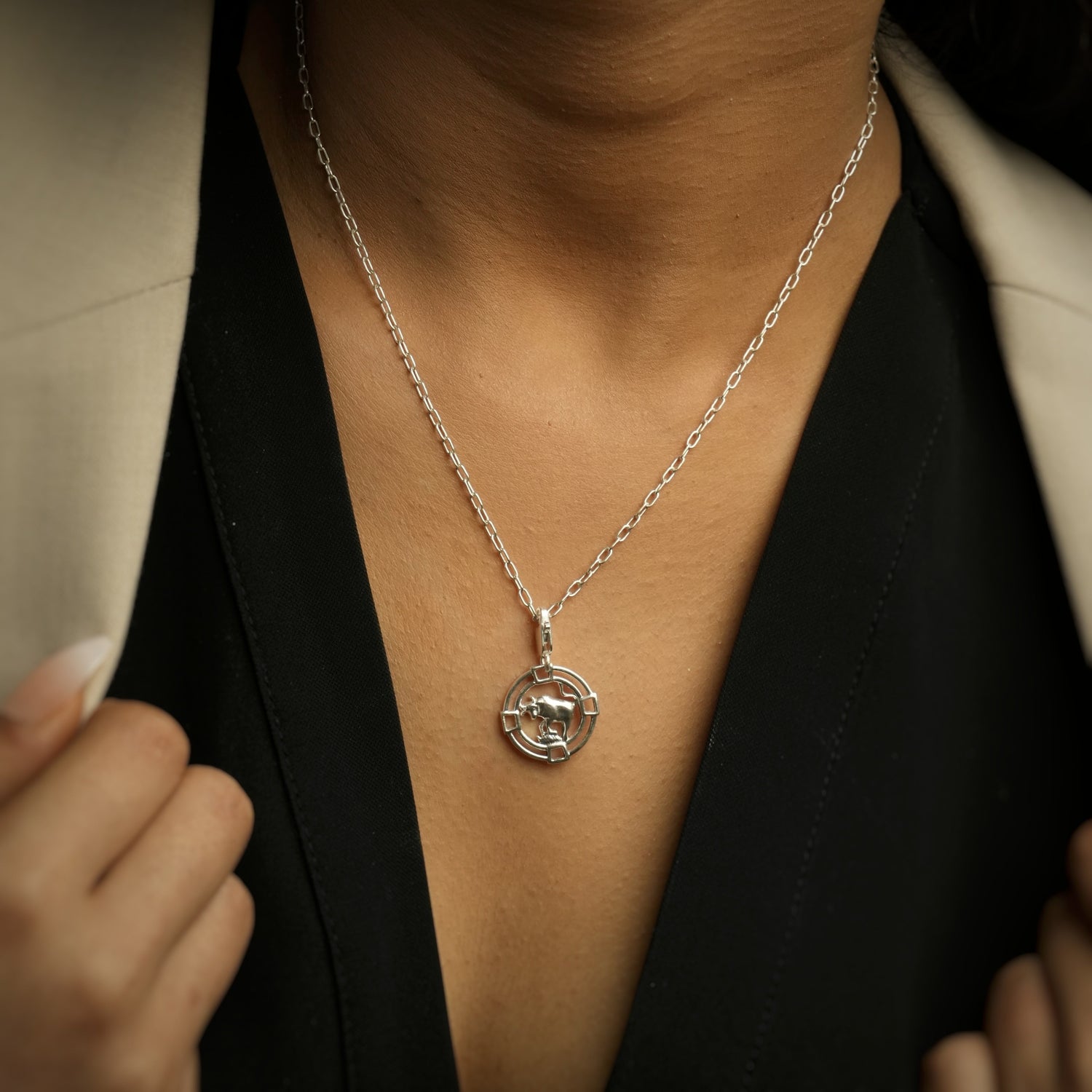 Taurus Chain 92.5 Silver Necklace