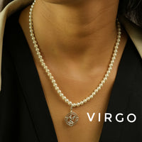 Virgo Pearl 92.5 Silver Necklace