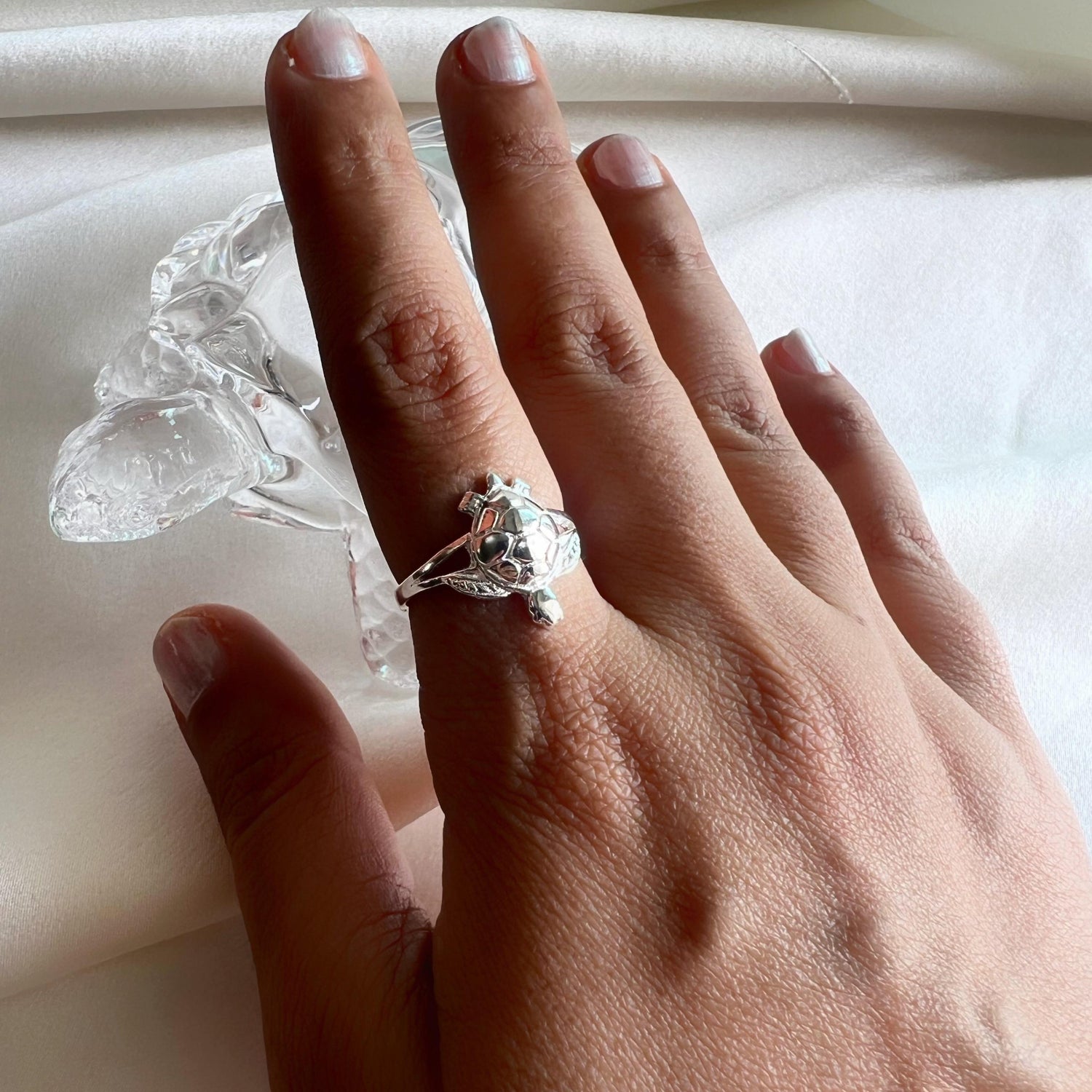 WOMEN - Tortoise Ring 92.5 Silver