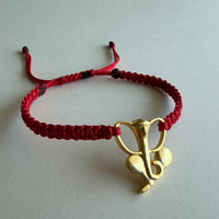 Ganesh ji Bracelet - Blessed 22k Gold-plated