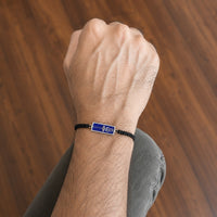 Neelkanth Trishul 92.5 Silver Bracelet