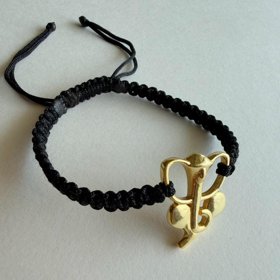 Ganesh ji Bracelet - Blessed 22k Gold-plated