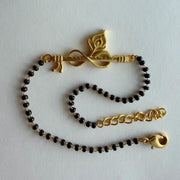 Women Forever Thakurji Love 22k Gold-plated Bracelet with Black Onyx